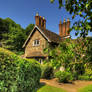 Double Cottage - Stock image