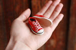 1/6 scale Red Converse All Star by striped-box