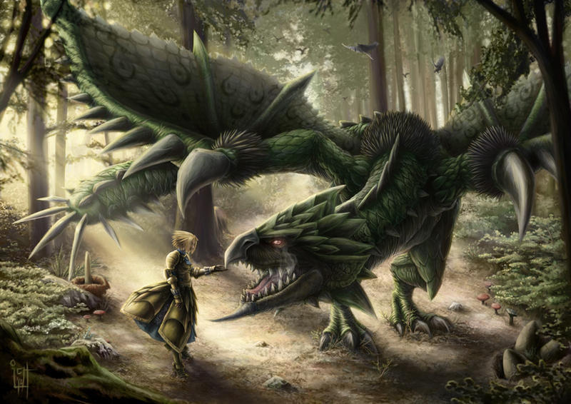 Rathian princess - Monster Hunter by izzykarasu on DeviantArt