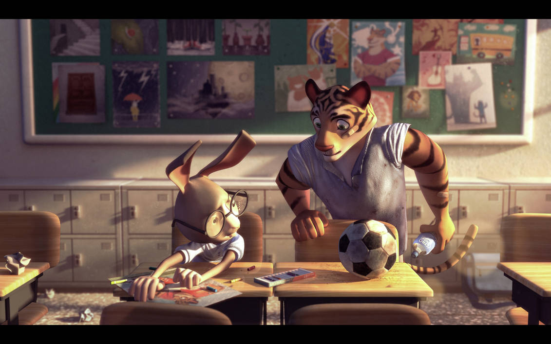 Bunny and Tiger by Scyao Bunny and Tiger by Scyao