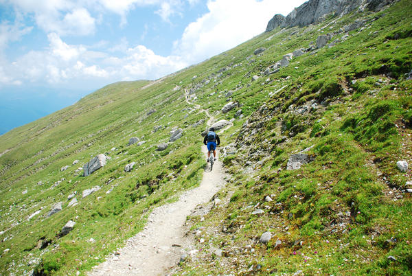 Mountain biking