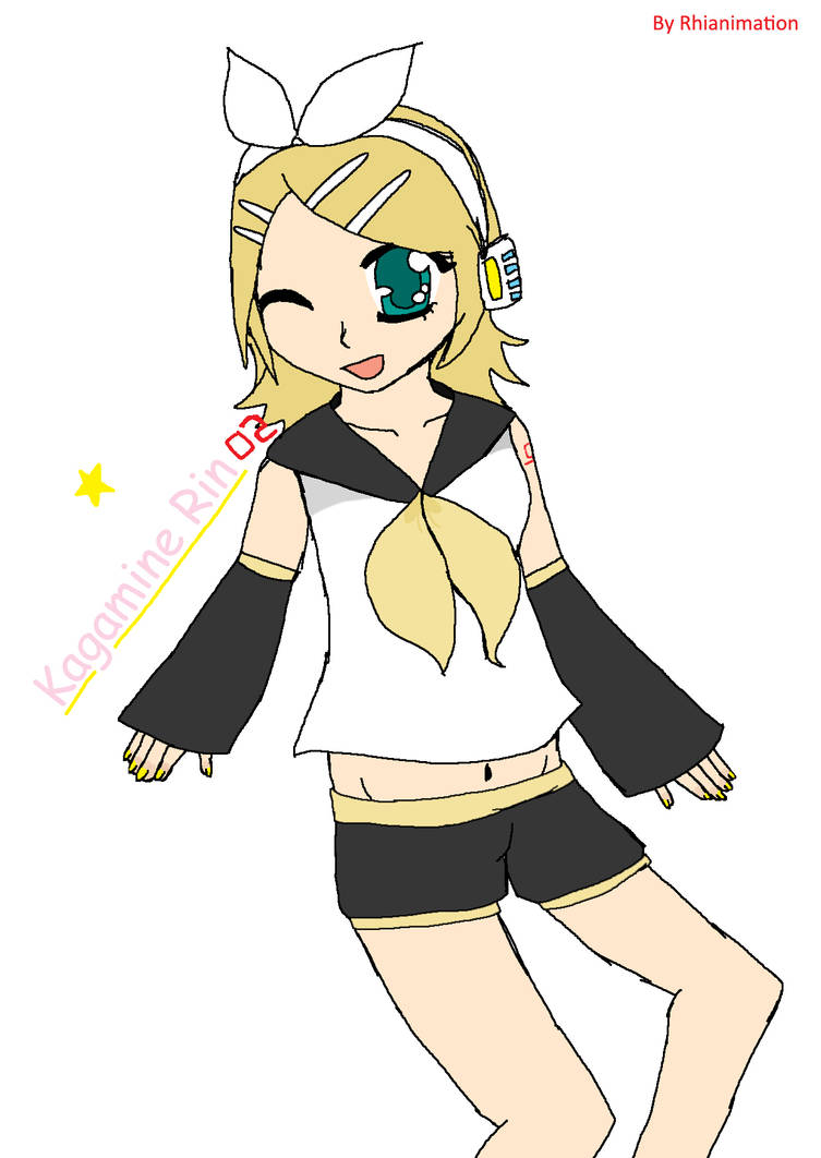 Kagamine Rin 02 by Rhianimation on DeviantArt