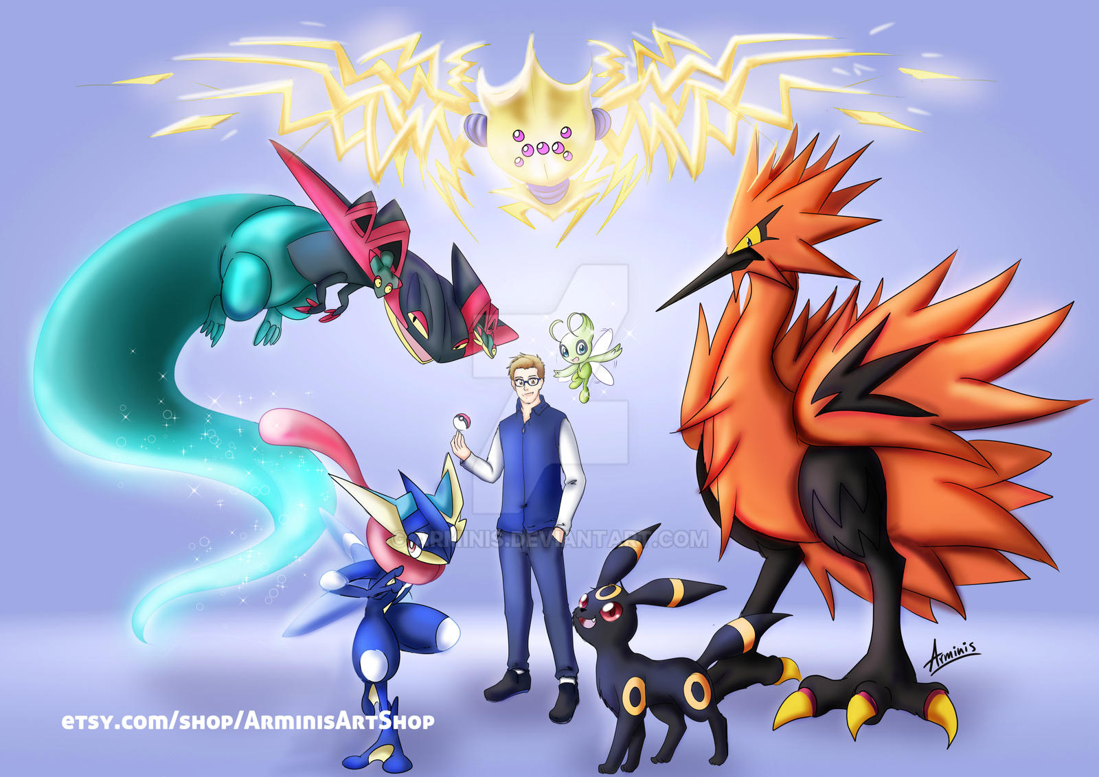 Maskon Pokemon Mason Pokemon Team by arminis on DeviantArt