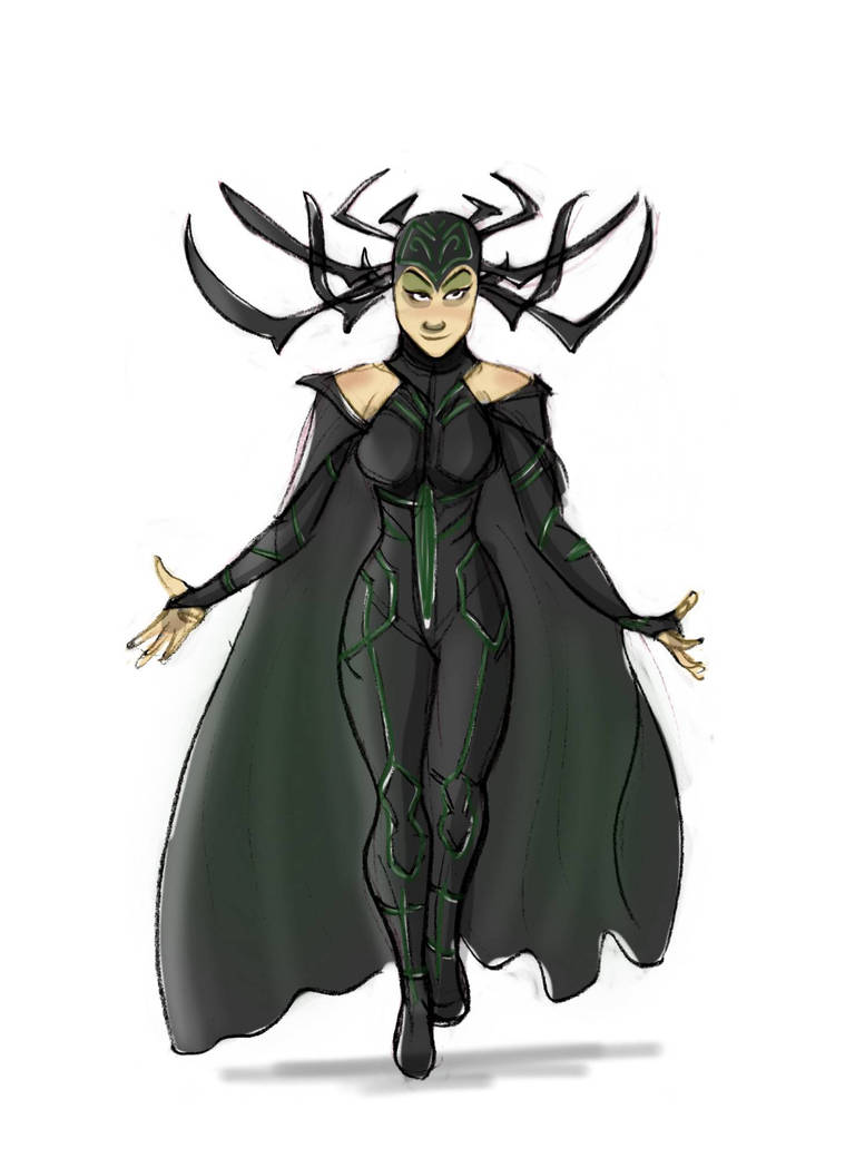 Hela by Nilidoodle on DeviantArt