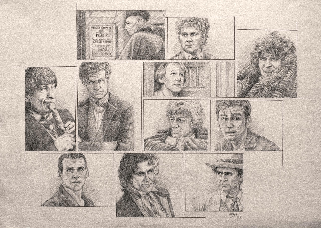 Drawing Doctor Who Project- Doctors