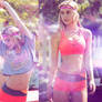 Alexis Ren 1080p Nike Photoshoot Galaxy Wallpaper