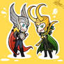 Thor and Loki