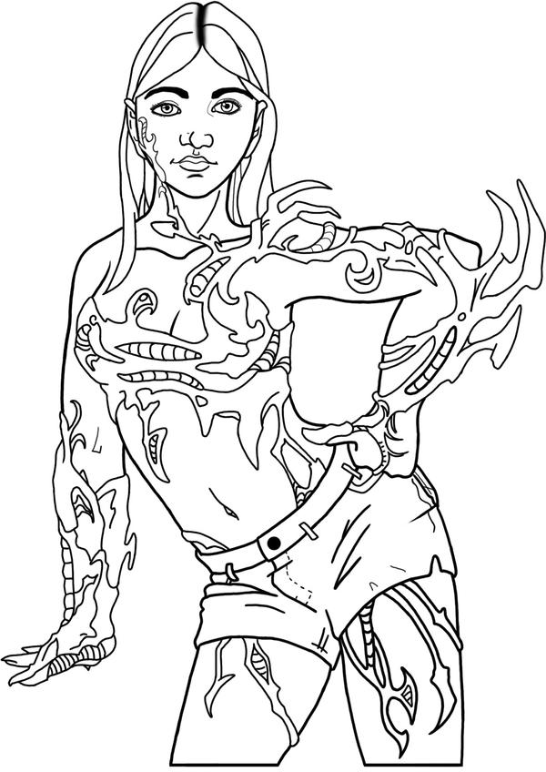 Witchblade- Lineart