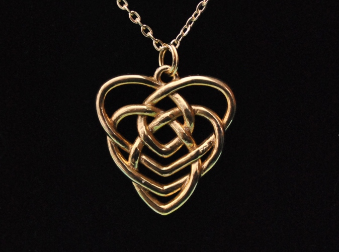 Mother's Knot Gold Plated Brass