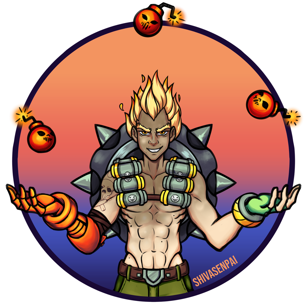 Junkrat Lettering Junkrat - June 2023 Sticker Reward by ShivaSenpai on DeviantArt