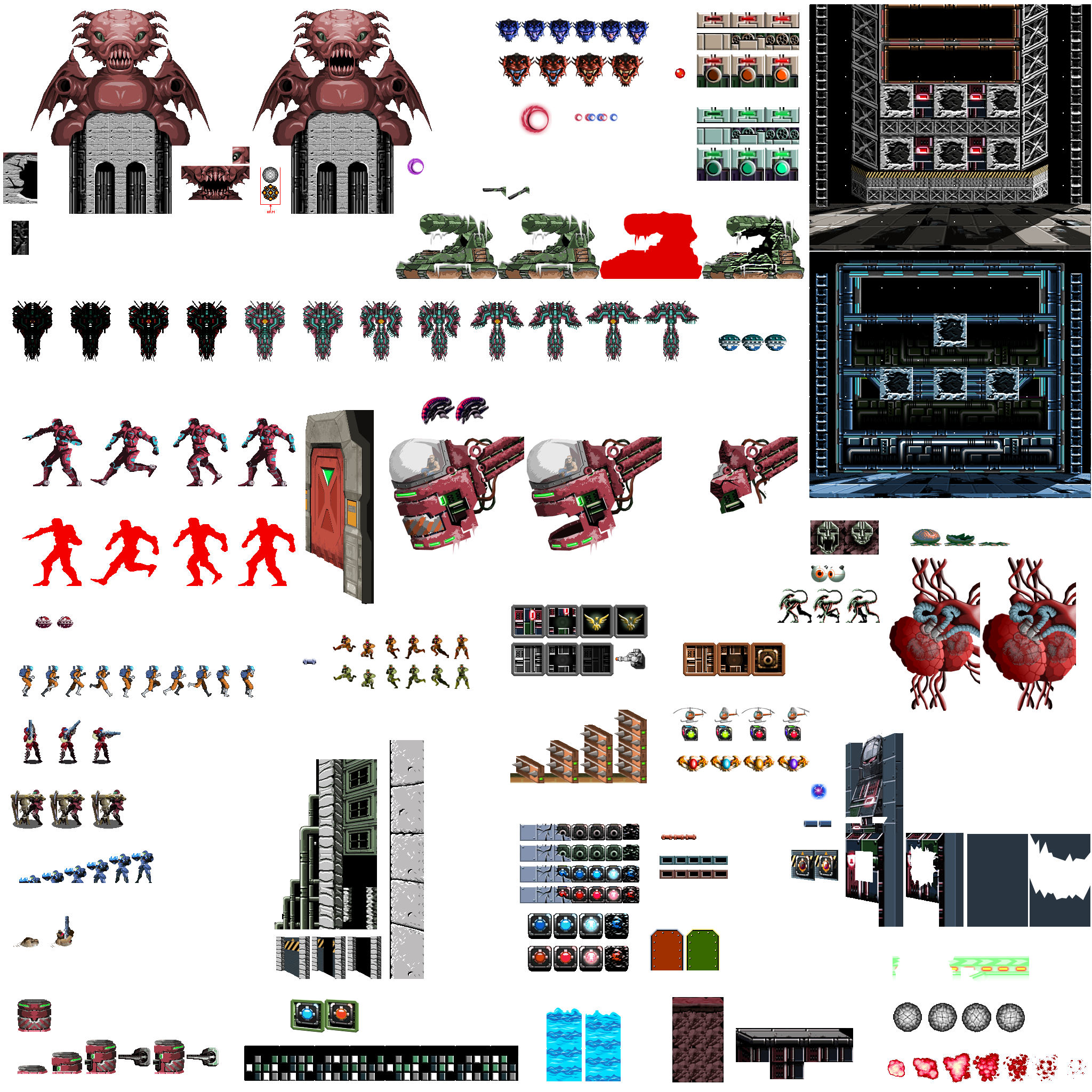 Contra rare sprites #1 by Hed124 on DeviantArt