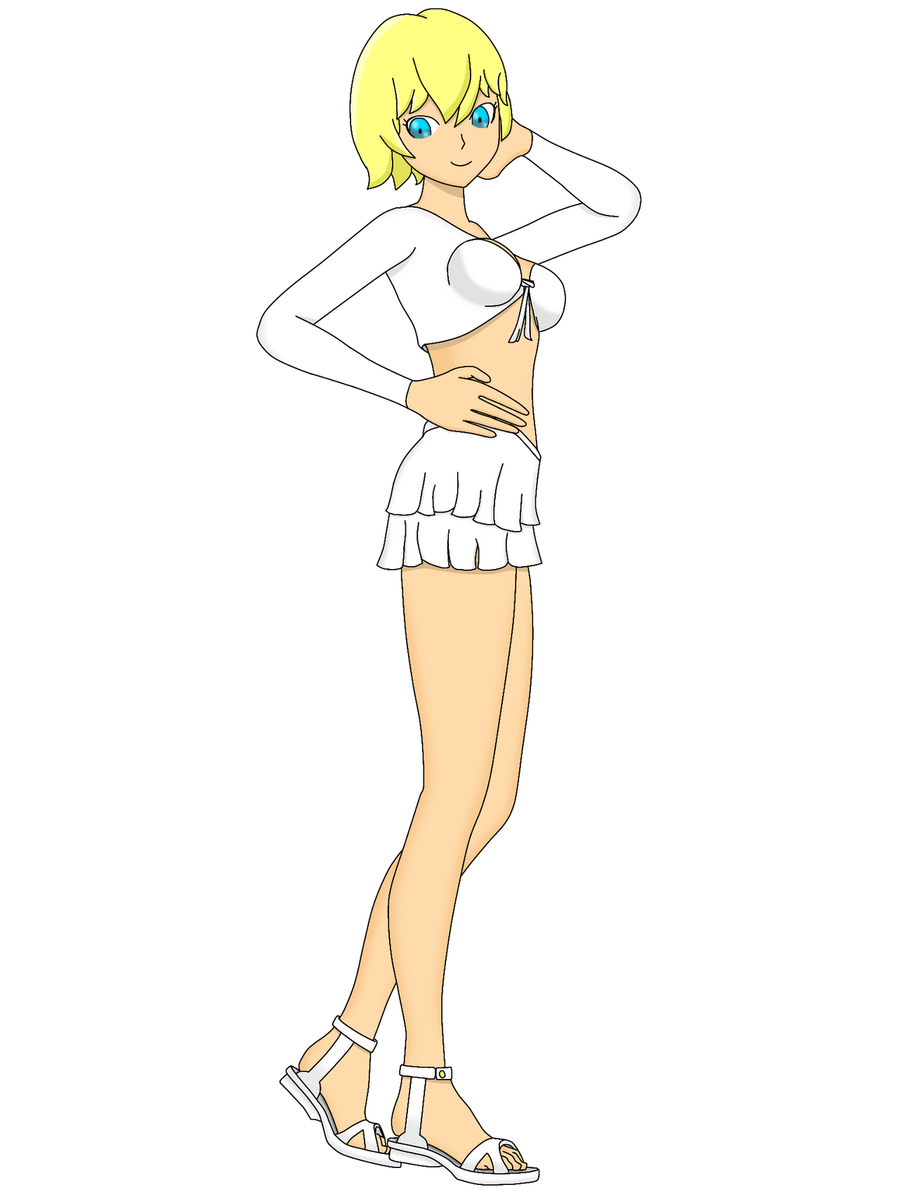 sexy anime dancer V1 by Hed124 on DeviantArt