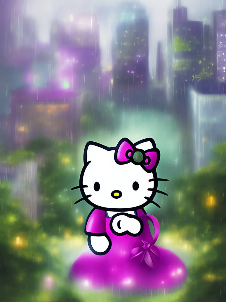 Hello Kitty in the Rain by HelloKitty1111908 on DeviantArt