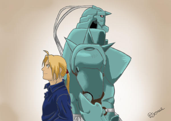 Edward and Alphonse Elric