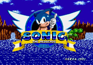 Sonic 1 (1991) logo by goldchild1 on DeviantArt