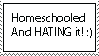 Homeschooled stamp