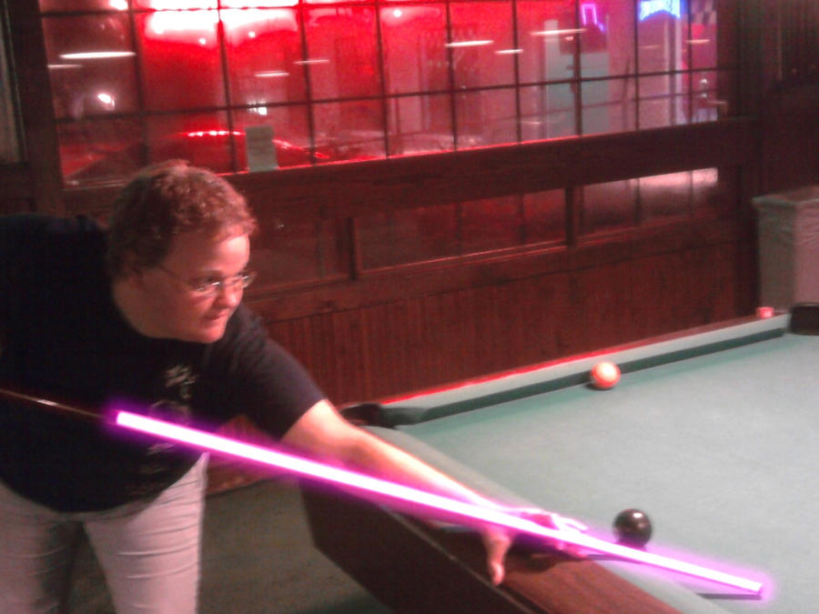 Lightfighter Pool Ever Play Pool w'a Lightsaber1 by 2707cop on DeviantArt