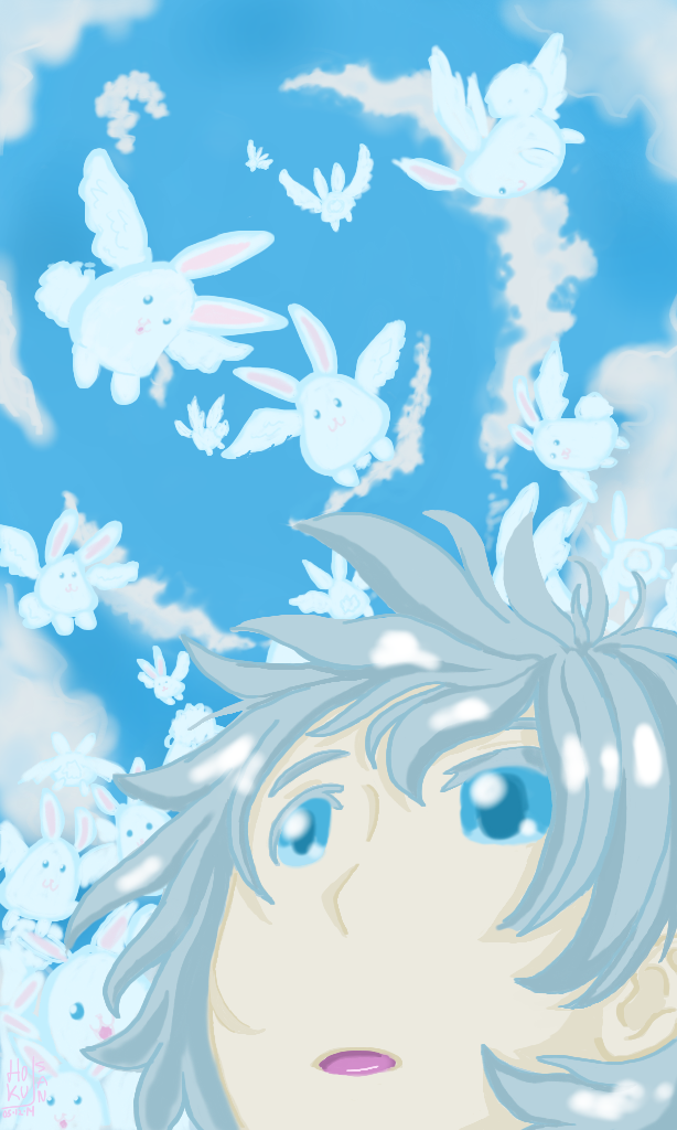 Sky bunnies by princesshokuto on DeviantArt
