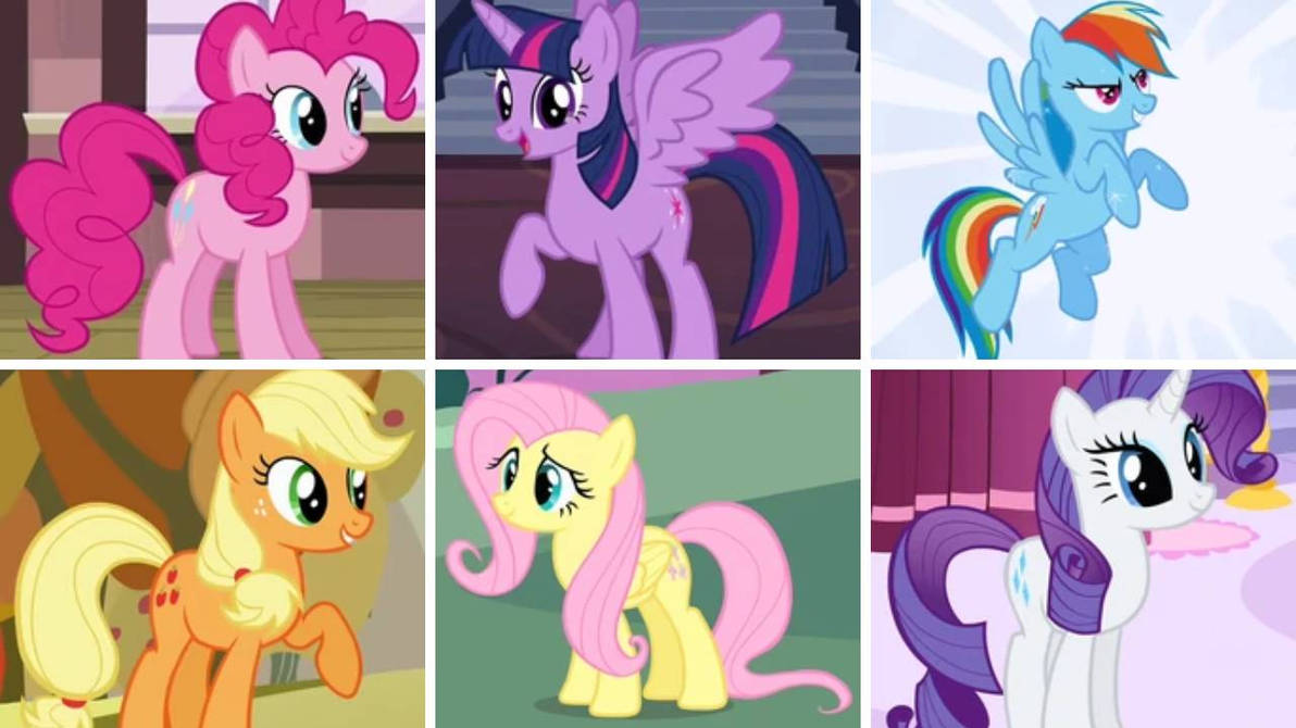 Meet Mane Six by MiniMonster-1232 on DeviantArt