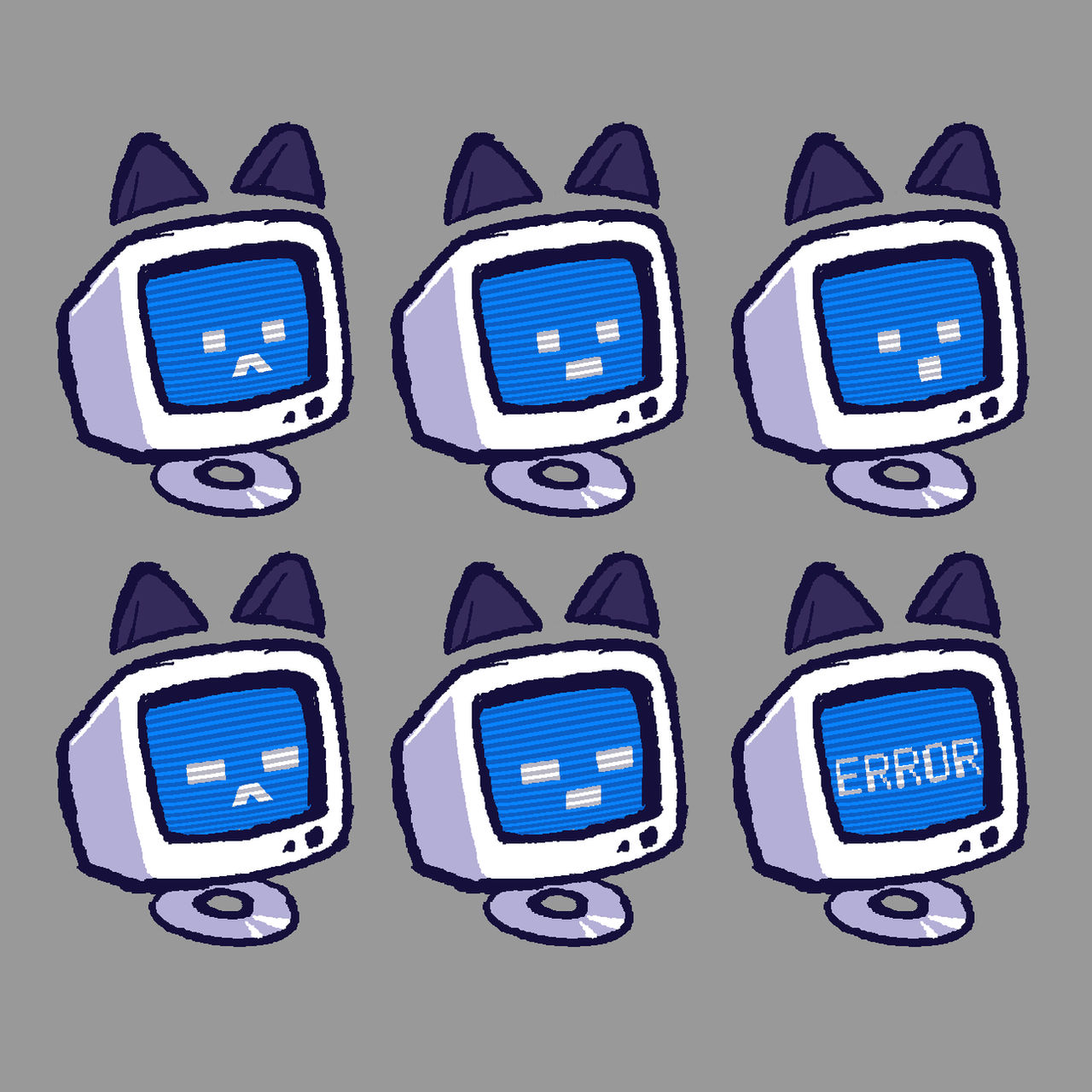 CC expression sheet by ThatGuyNamedJoe on DeviantArt