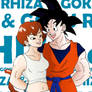 Rhiza and Goku -request