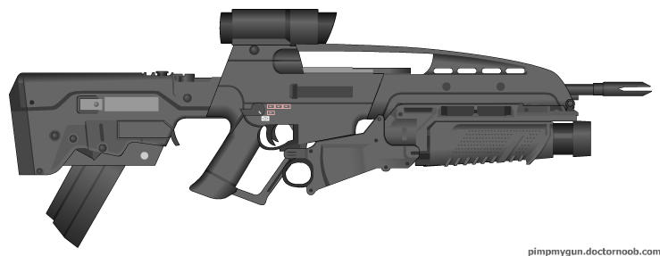 Prototype Battle rifle Concept by OmnipotPrime on DeviantArt