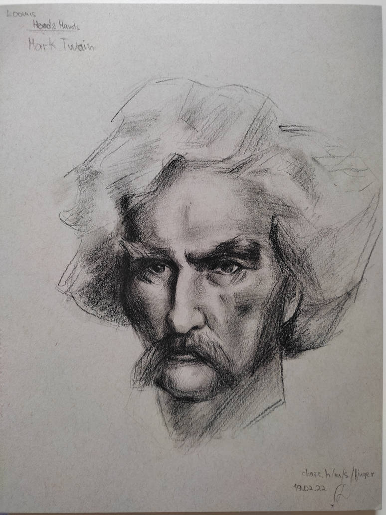 Mark Twain Portrait By NICK LYRE On DeviantArt