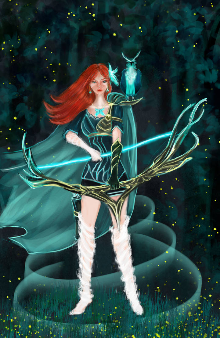 Windranger by Nimyart on DeviantArt