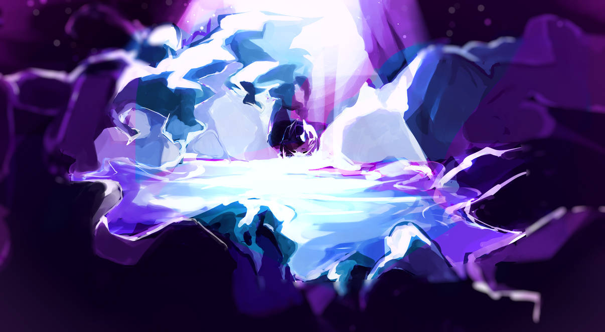 Attempt at drawing moonpool by ActualApples on DeviantArt