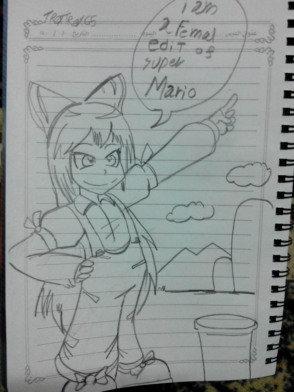 Mokou the super mario of touhou by CrashBandicoot2015 on DeviantArt