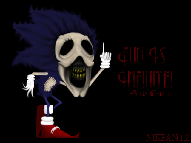 Creepy Sonic CD Wallpaper [QF HD res.] [WITH TEXT] by JordyMegaman on  DeviantArt