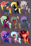 MLP Color Pallet Adopts - OPEN - 5/9 by BunnyBurrowSys