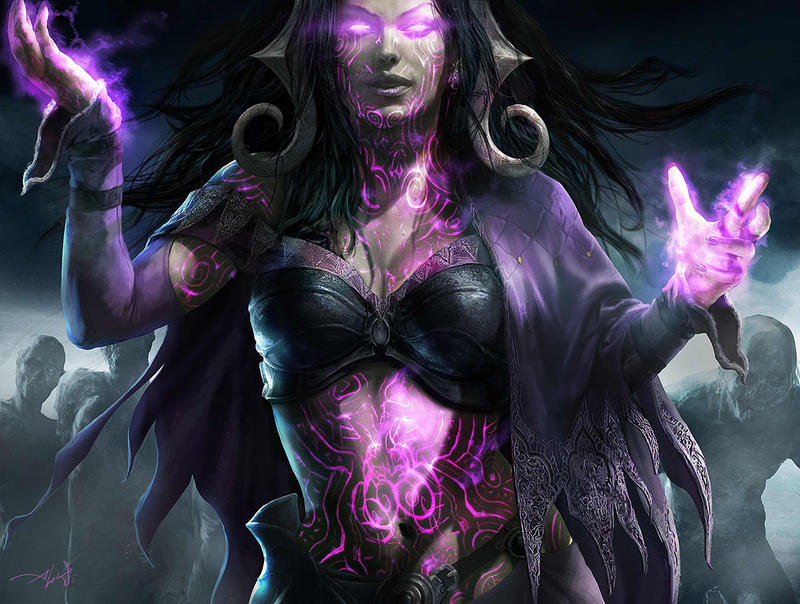 Liliana's Origin: The Fourth Pact Liliana Vess by Aleksi--Briclot