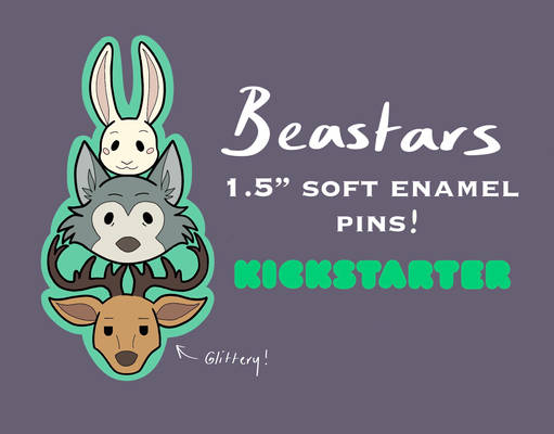 70 hours to go!! Beastars pin kickstarter!