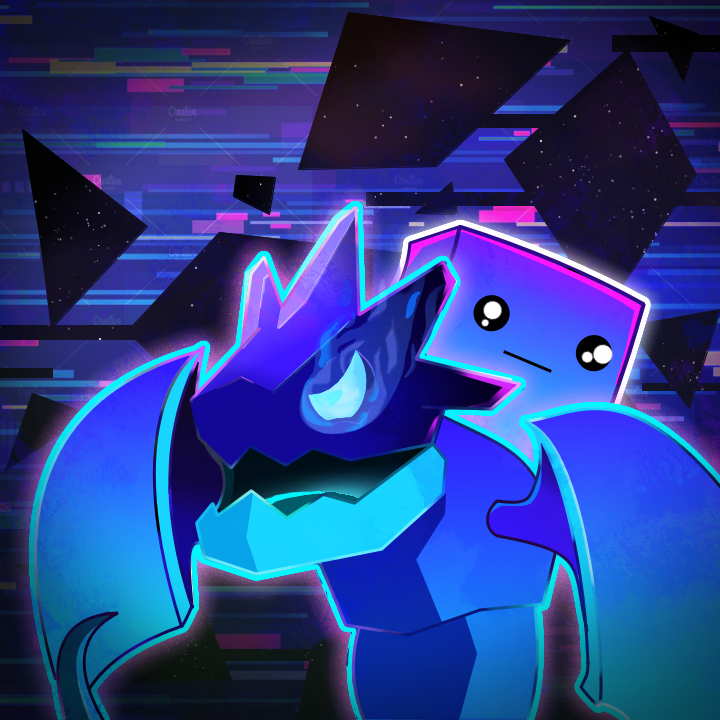 Glitch Dragon by CreatorLevel on DeviantArt