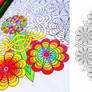 Flower Power coloring page