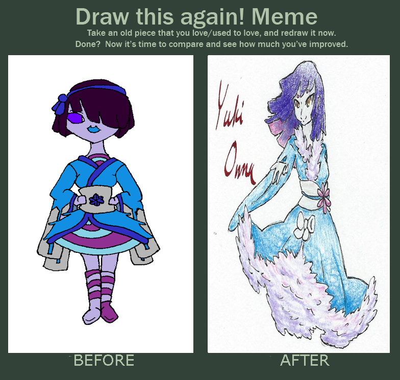 Yuki Onna Before and After