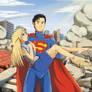 Superman Rescues an Anime Girl