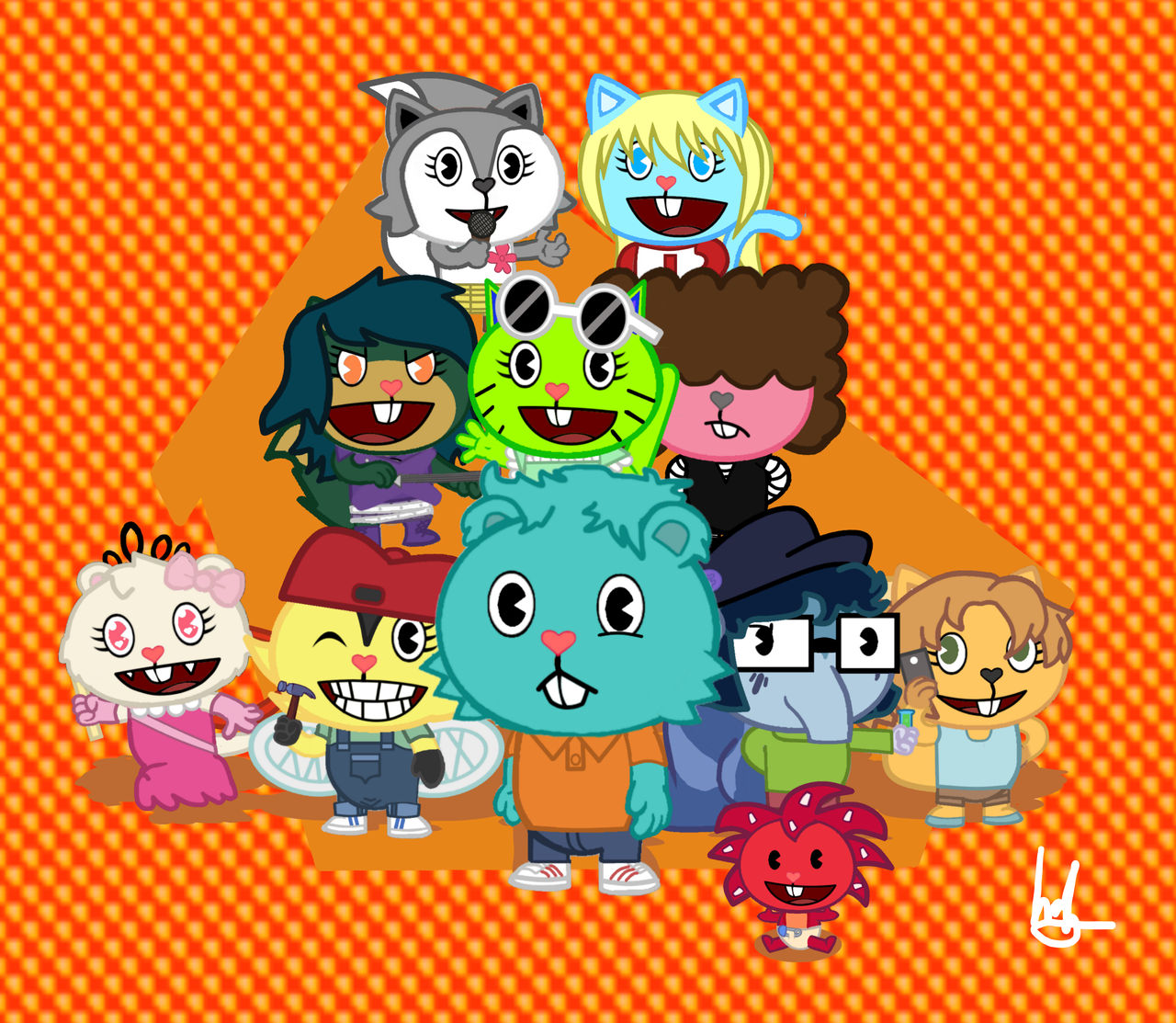 The Happy Tree Friends House (HTF OCs/TLH CO) by Highpows on DeviantArt