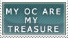 My OC are my treasure STAMP