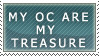 My OC are my treasure STAMP