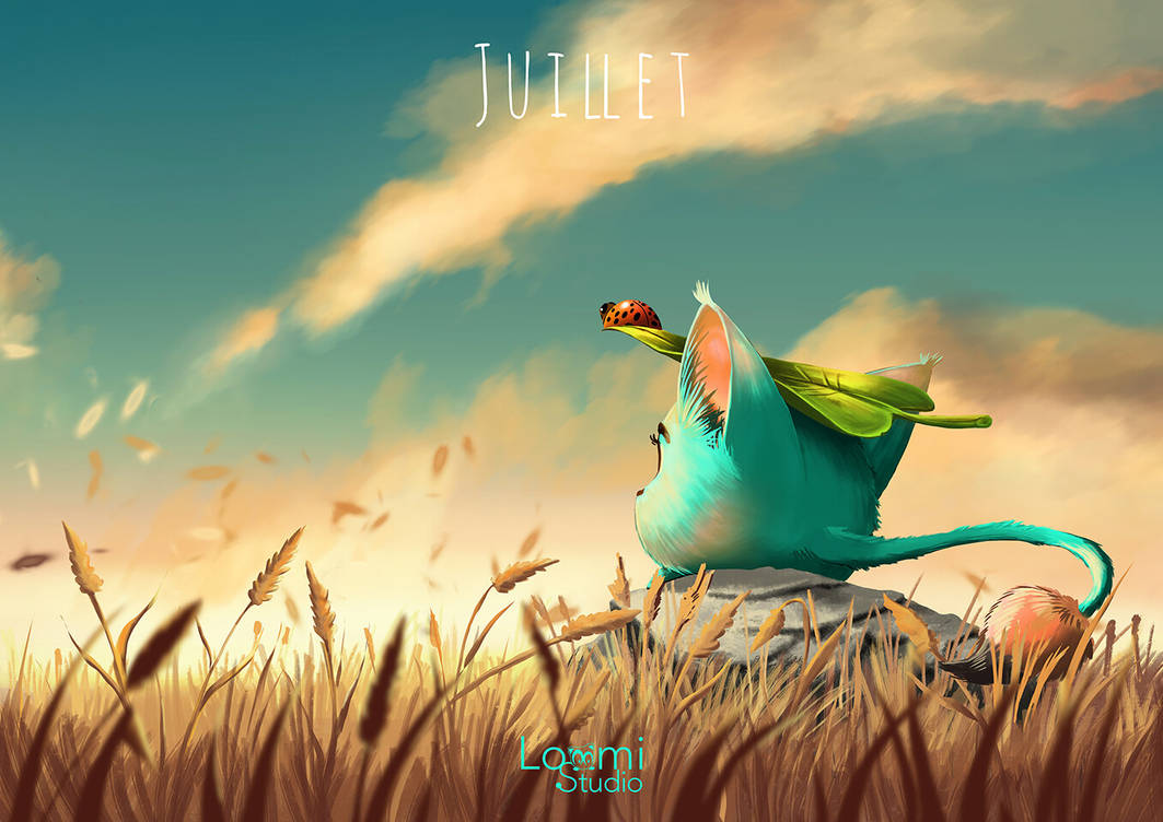 Loomis Calendar July by CelineSIMONI on DeviantArt