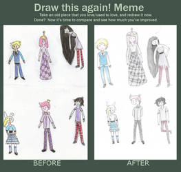 Before and After~ Adventure Time