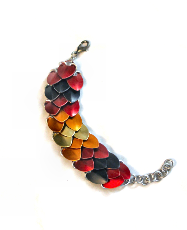 Flame Scale Bracelet