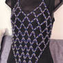 Chainmaille Web Top - Purple, Blue, Silver