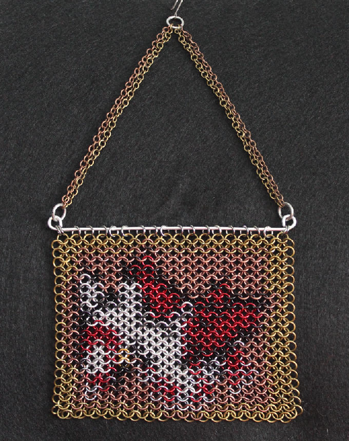 Chainmaille Pokemon Inlay - Latias by SilverHauntArmoury on DeviantArt