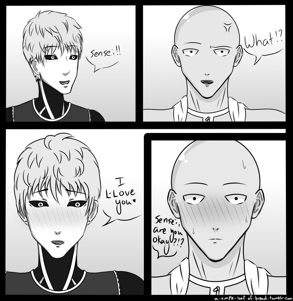 Genos x Saitama comic by ASimpleLoafOfBread on DeviantArt