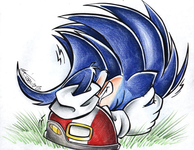 Sonic is afraid