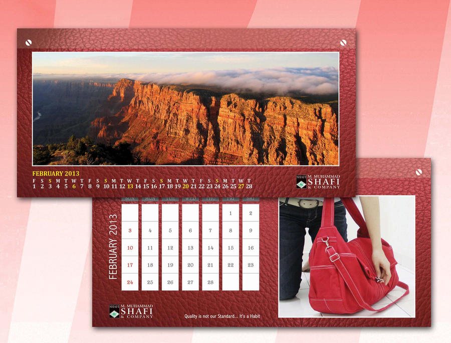 Leather Calendar by MrMaddyz on DeviantArt