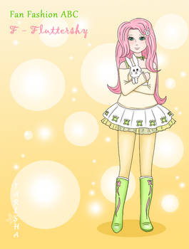 Fan Fashion ABC - F - Fluttershy